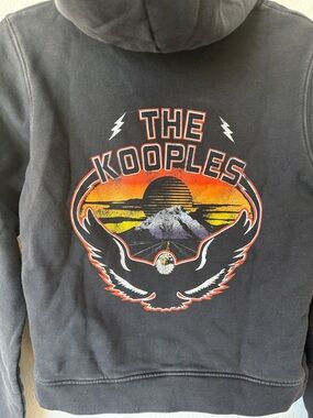 The Kooples Black Pullover Hoodie BNWT